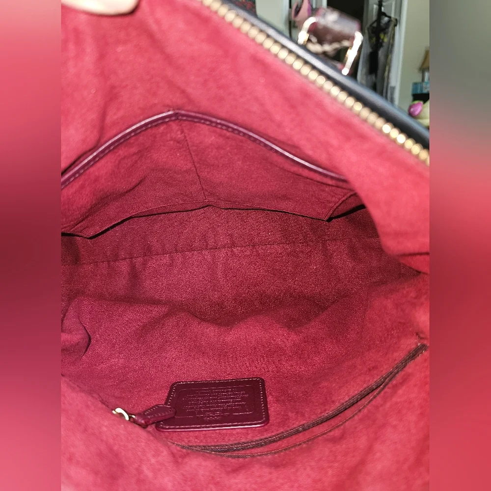 Coach Morgan Signature Satchel Bag